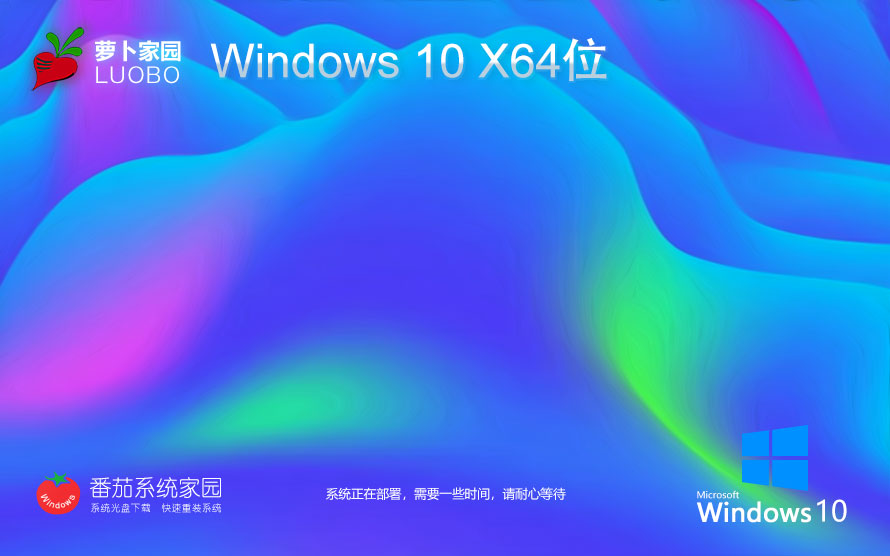 Windows10娛樂版下載 蘿卜家園x64經典珍藏版 官網鏡像下載 無需激活密鑰